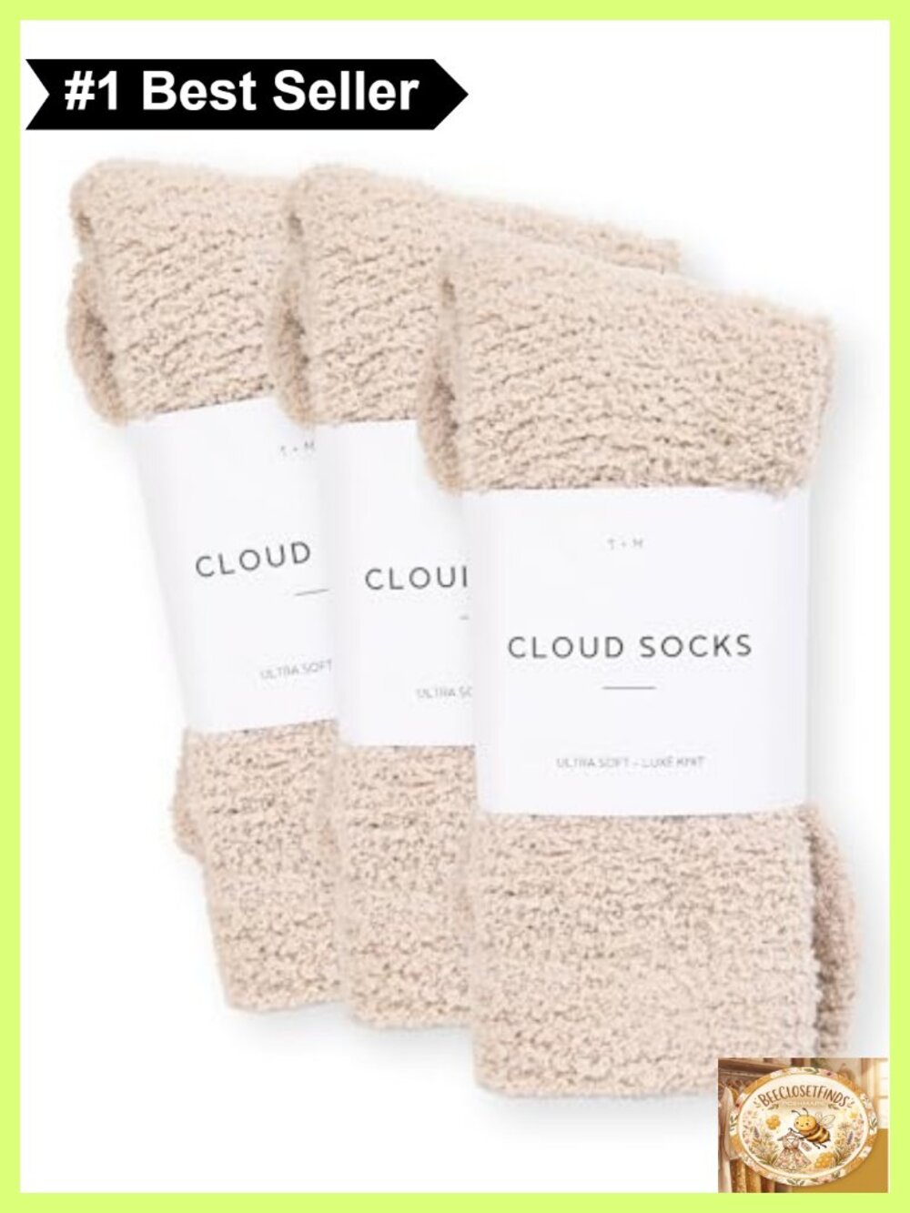 Ultra-Luxe Cloud Fuzzy Slipper Socks Cozy Warm Gift for Women